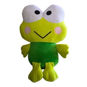 Sanrio Keroppi 22" jumbo stuffed plush Fiesta toy 2012 Y2K